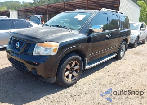2011 Nissan Armada Sv z USA, uszkodzony, nr VIN 5N1BA0ND8BN619142